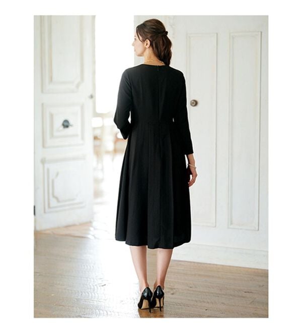 ラメ入りツイードジャケットワンピースアンサンブル - ベルーナ