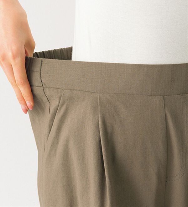 ルフラン（ルフラン）の「【３本組】裾すっきりゆったりワイドパンツ（ワイドパンツ・ガウチョ）」｜詳細画像