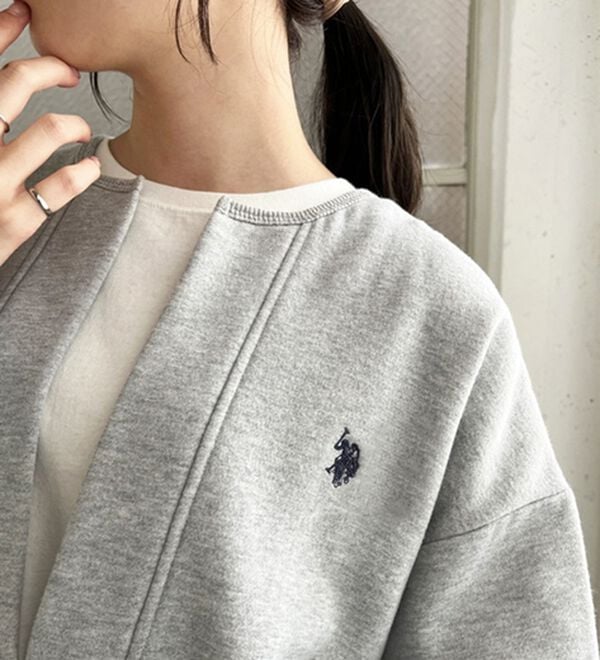 GeeRA（ジーラ）の「【Ｕ．Ｓ．ＰＯＬＯ　ＡＳＳＮ】深Ｖネックプルオーバー（トレーナー・スウェット）」｜詳細画像