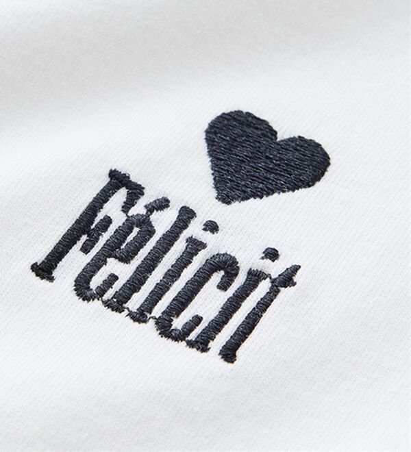 GeeRA（ジーラ）の「ハートデザイン刺繍ロンＴ（カットソー）」｜詳細画像