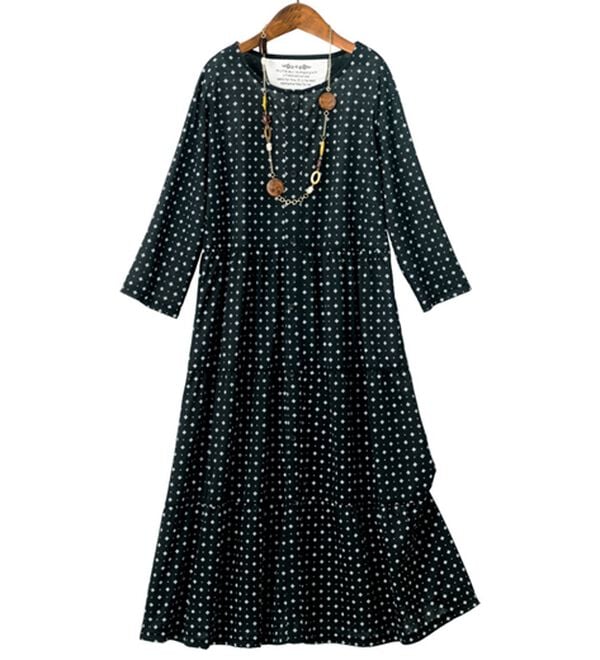 ルフラン（ルフラン）の「【３色組】ひやとろティアードワンピース（カットソーワンピース）」｜詳細画像