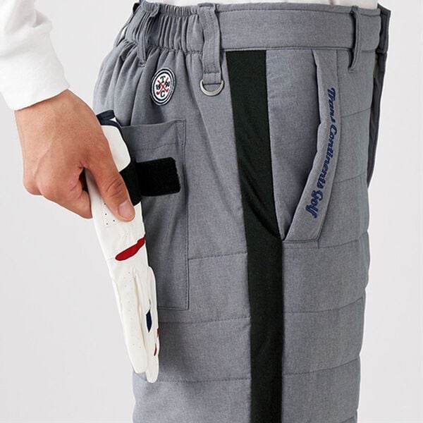 「≪ＴＶ限定★≫＜トランスコンチネンツゴルフ＞ラウンドに便利な中綿ゴルフパンツ（メンズフルレングスパンツ）」｜詳細画像