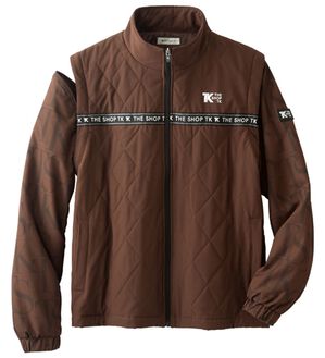 「＜ザ　ショップ　ティーケー＞ハイブリッドダウン２ウェイジャケット（メンズブルゾン）」｜ブラウン