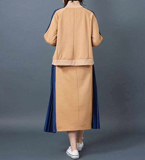 BELLUNA（ベルーナ）の「【Ｌａｇｒｉｌｕａ】配色プリーツデザインフレアースカート（ロングスカート）」｜詳細画像