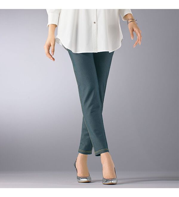 BELLUNA（ベルーナ）の「デニム調レギンス（スパッツ・レギンス）」｜詳細画像