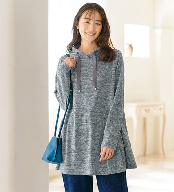 ルフラン（ルフラン）の「【４色組】まるっと隠せるふんわりチュニック（チュニック）」｜詳細画像