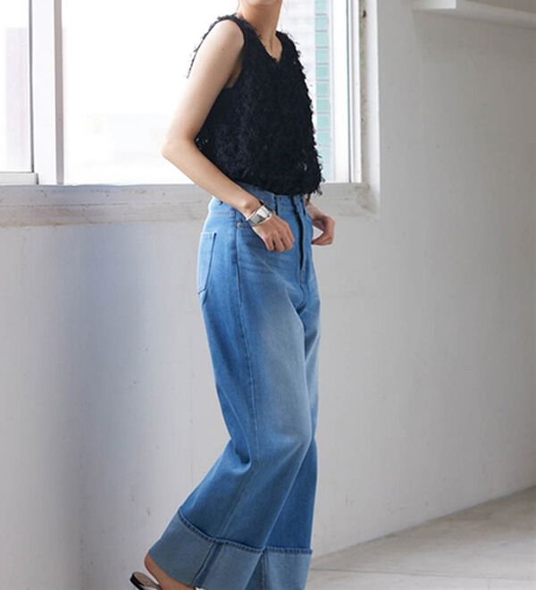 RANAN（ラナン）の「カットジャカードブラウス（ブラウス）」｜詳細画像