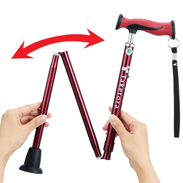 「ｔａｋｅｔｏｒａ（タケトラ）バンブーステッキ折りたたみ杖（シニア・生活サポート）」｜詳細画像