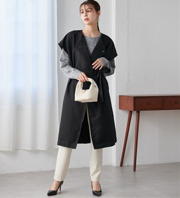 RANAN（ラナン）の「【2点セット】マルチウェイレイヤードコート（ロングコート）」｜詳細画像