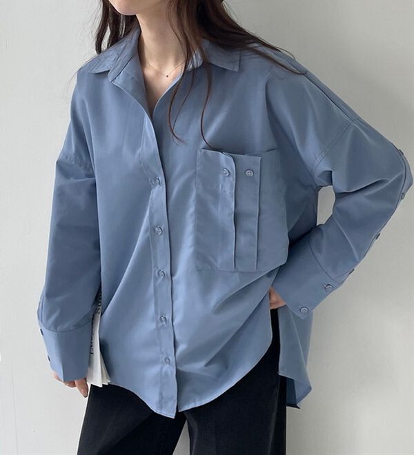 RANAN（ラナン）の「袖デザインシャツ（シャツ）」｜詳細画像