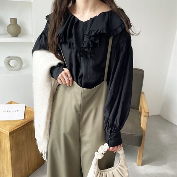 GeeRA（ジーラ）の「サロペットワイドパンツ（オールインワン）」｜詳細画像