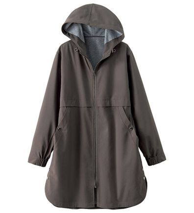 BELLUNA（ベルーナ）の「はっ水ボンディング素材ロング丈パーカー（ジレ）」