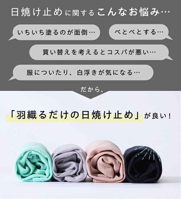 BELLUNA（ベルーナ）の「持ち運びに便利！ＵＶ対策シアーカーディガン（その他カーディガン）」｜詳細画像