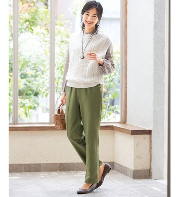 ルフラン（ルフラン）の「日本製肌に優しいあったか楽ラクパンツ（フルレングスパンツ）」｜詳細画像