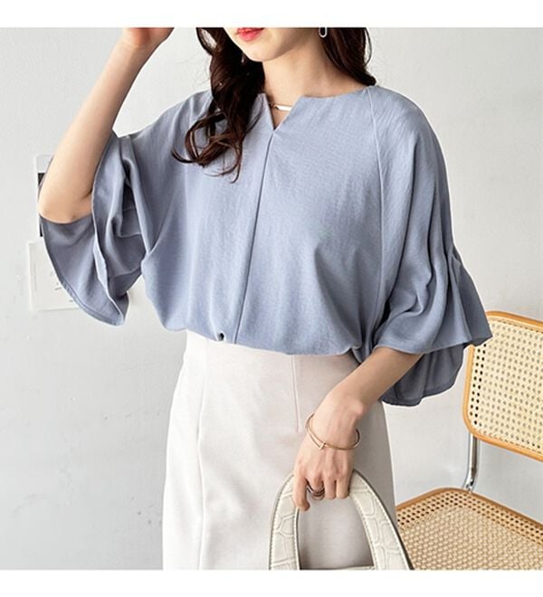 GeeRA（ジーラ）の「３ＷＡＹタックドルマンブラウス（ブラウス）」｜詳細画像