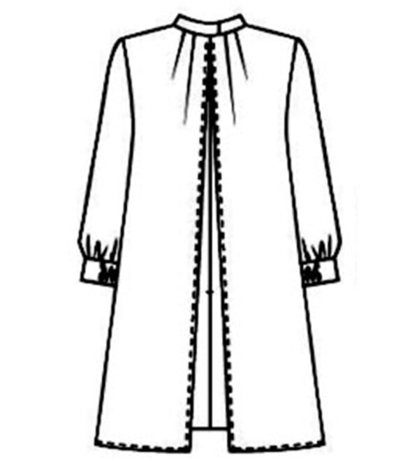 BELLUNA（ベルーナ）の「日本製素材！重ね着風チュニックセットアップ（ブラックフォーマル（喪服・礼服））」｜詳細画像