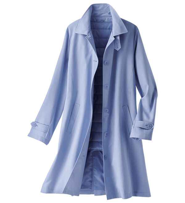 BELLUNA（ベルーナ）の「花粉対策！ライナー付ステンカラーコート（ロングコート）」｜詳細画像