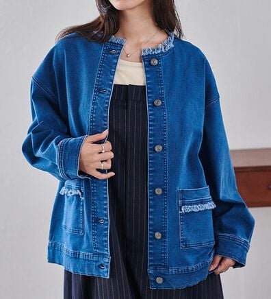 RANAN（ラナン）の「デニムジャケット（ブルゾン）」