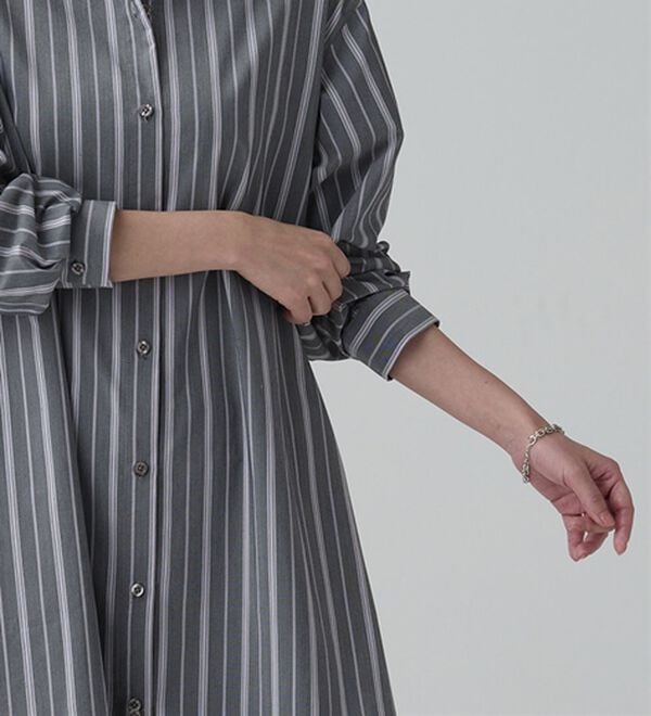 BELLUNA（ベルーナ）の「＜ＳＯＬＯＴＥＸ（Ｒ）＞ストレッチシャツワンピース（シャツワンピース）」｜詳細画像