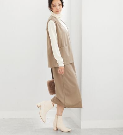 BELLUNA（ベルーナ）の「【体型カバー！】嬉しい多機能セットアップ（セットアップ）」