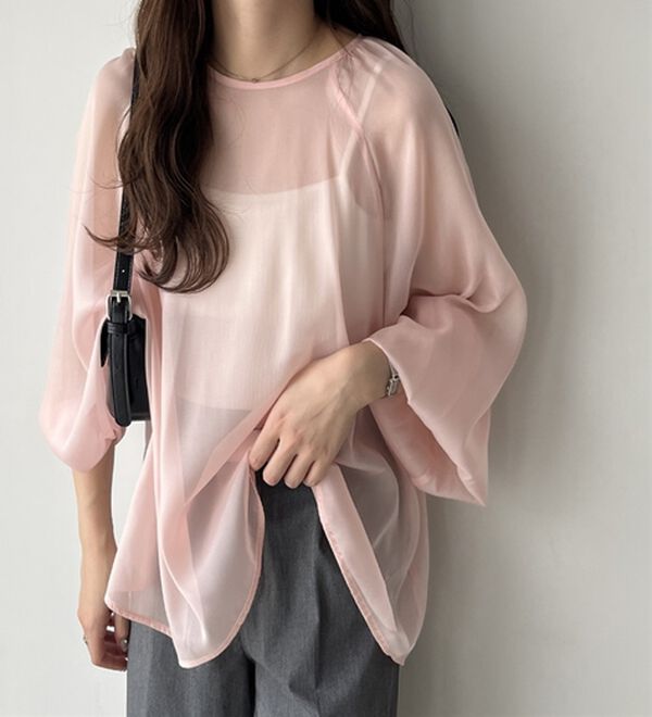 GeeRA（ジーラ）の「バックリボンシアーブラウス（ブラウス）」｜詳細画像