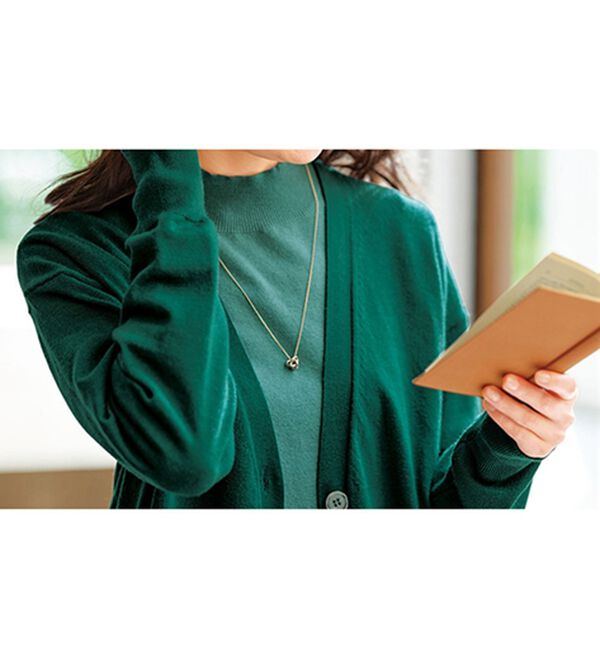 BELLUNA（ベルーナ）の「配色が楽しい！ニットカーデアンサンブル（アンサンブル）」｜詳細画像