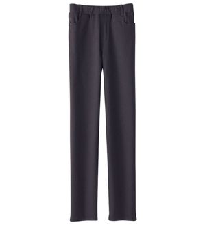 BELLUNA（ベルーナ）の「サイズ満載！伸びる裏起毛パンツ（フルレングスパンツ）」｜ブラック