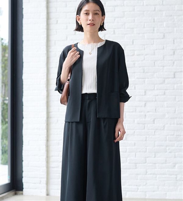 洗える！多機能2点セットアップ＜M～5L＞ - ベルーナ【公式】