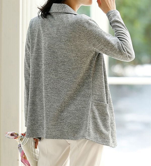 ルフラン（ルフラン）の「軽やかな着心地！メランジ調アンサンブル（アンサンブル）」｜詳細画像