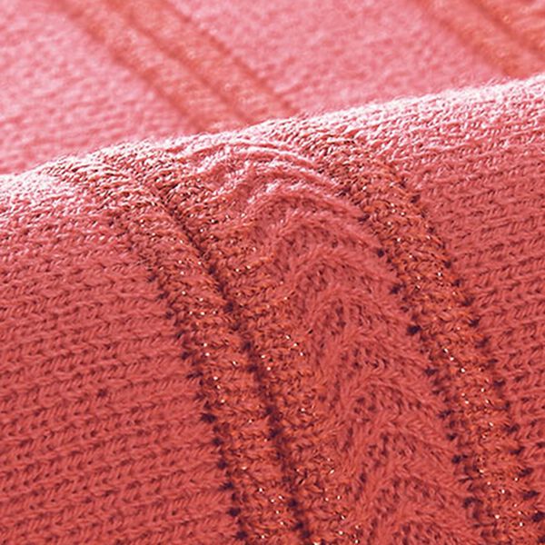 BELLUNA（ベルーナ）の「ラメ入りミラノリブ編地切替プルオーバー（ニット・セーター）」｜詳細画像