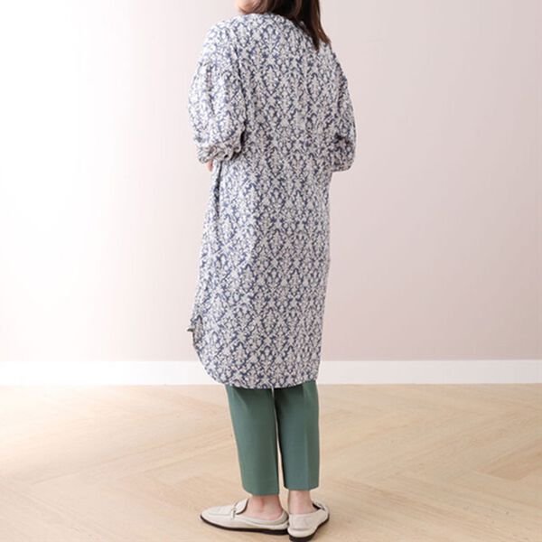 BELLUNA（ベルーナ）の「綿レーヨンスラブ素材プリントワンピース（プリントワンピース）」｜詳細画像