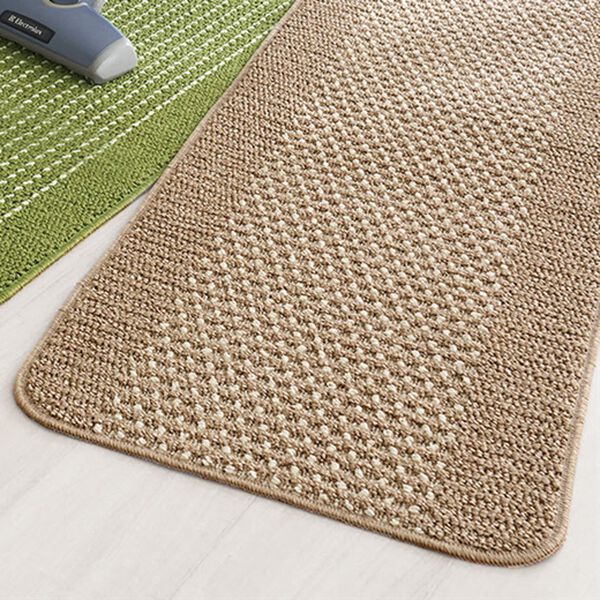 「日本製洗いやすいキッチンマット優踏生（キッチンマット）」｜ベージュ