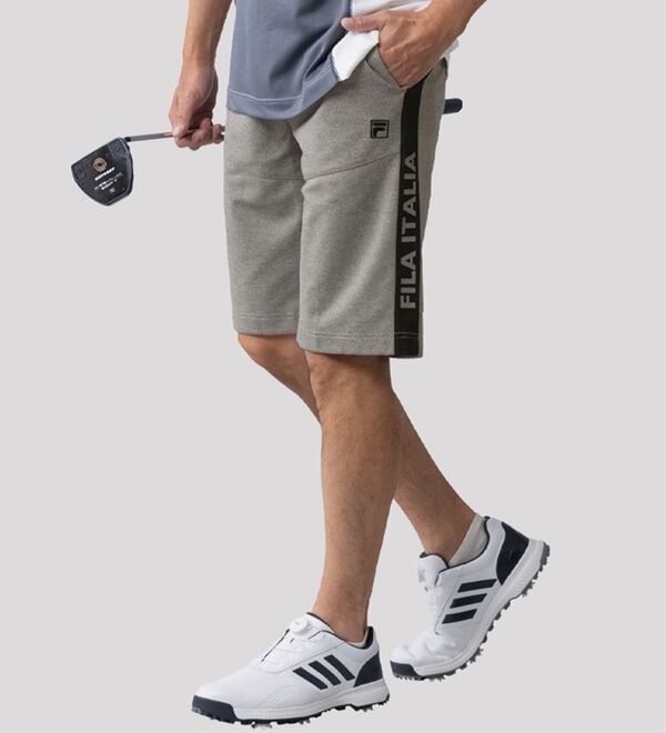「＜フィラ＞のびのびニットハーフパンツ（メンズハーフパンツ）」｜詳細画像
