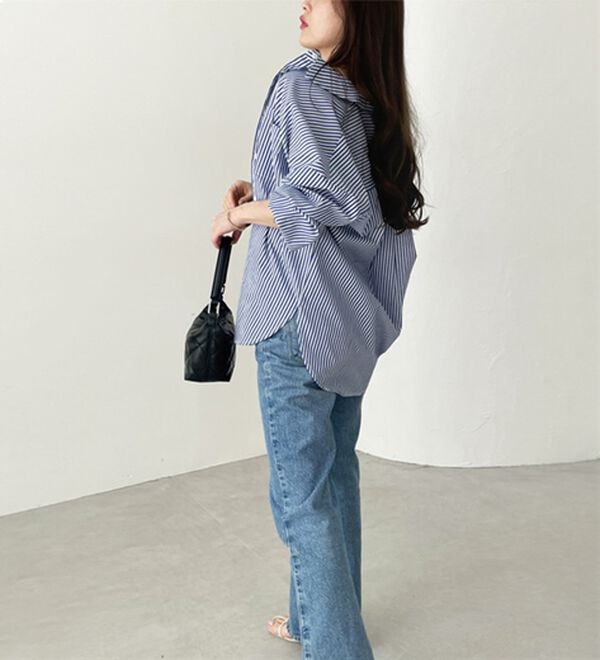 GeeRA（ジーラ）の「アソート柄オーバーサイズシャツ（シャツ）」｜詳細画像