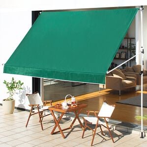 「お買得つっぱり日よけスクリーン（エクステリア・屋外器具）」｜グリーン