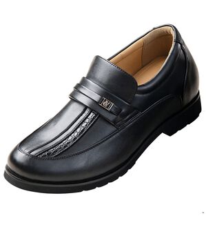 「＜コムルヴァン・オム＞軽量はっ水ヒールアップシューズ（メンズスニーカー）」｜ベルトブラック