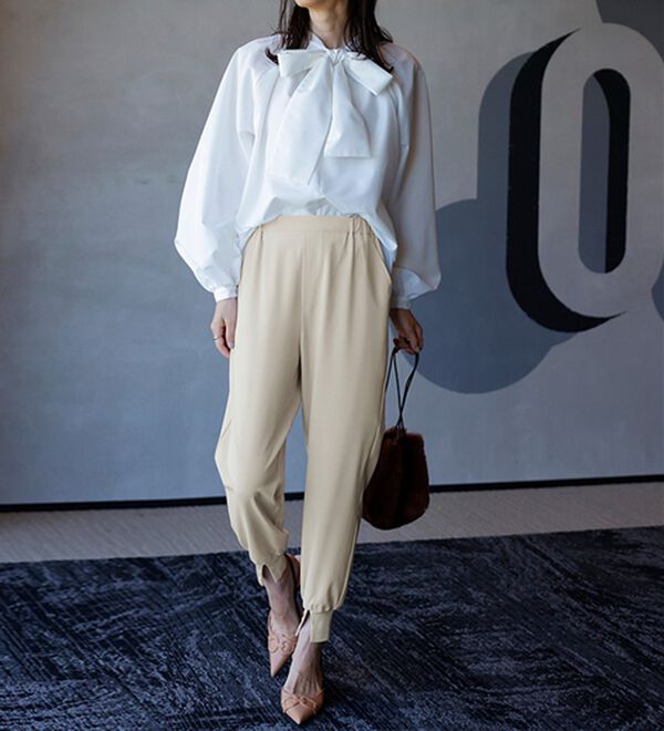 RANAN（ラナン）の「機能付き！裾スリットパンツ（フルレングスパンツ）」｜詳細画像