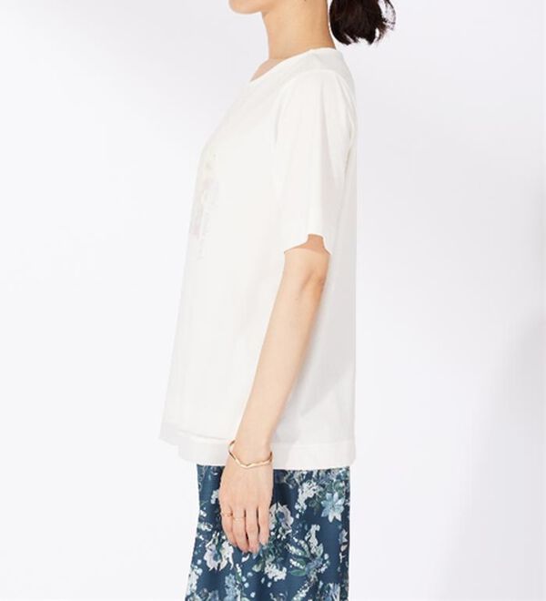 BELLUNA（ベルーナ）の「〈日比谷花壇〉シフォン重ねプルオーバー（カットソー）」｜詳細画像