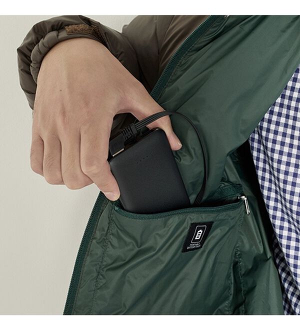 「＜ダンロップ・リファインド＞秒・暖（すぐにあったか）ヒーター付ハーフコート（メンズコート）」｜詳細画像