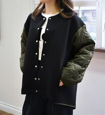 RANAN（ラナン）の「薄中わた異素材ブルゾン（ブルゾン）」