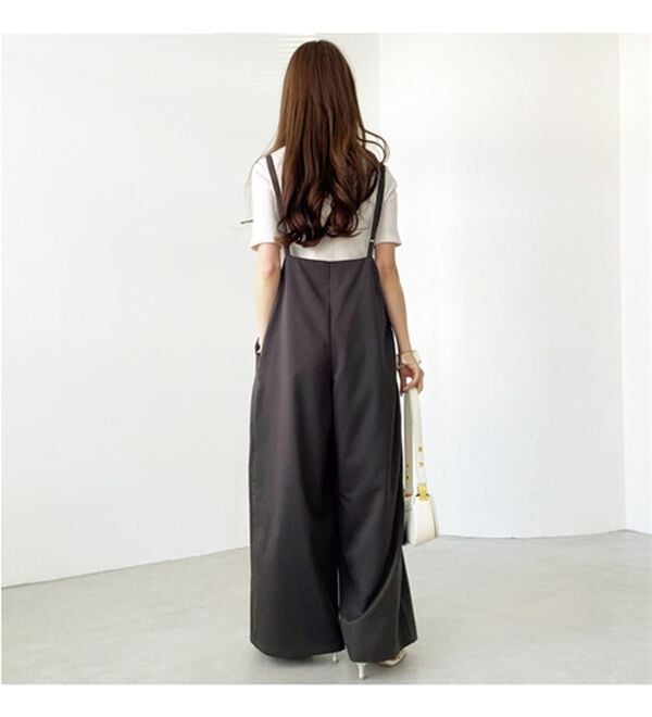 GeeRA（ジーラ）の「サロペットワイドパンツ（オールインワン）」｜詳細画像