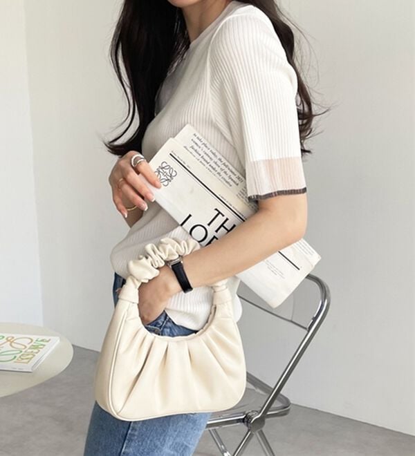 GeeRA（ジーラ）の「『ドラマ着用商品』 袖口シアーリブニット（ニット・セーター）」｜詳細画像