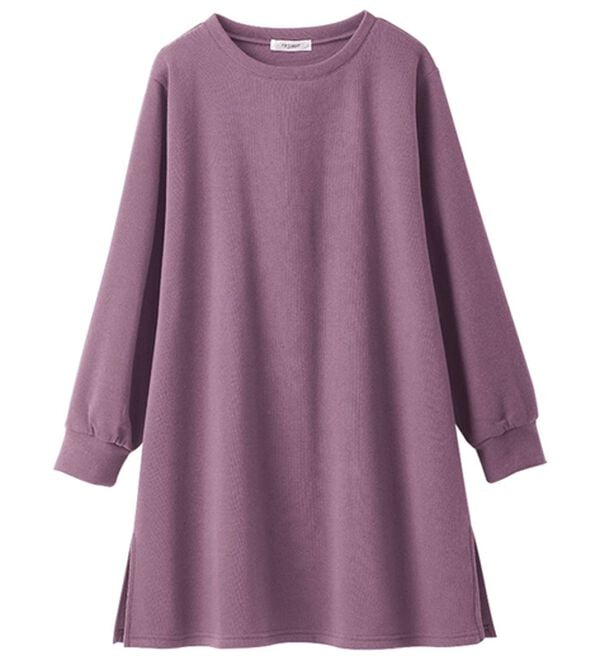 BELLUNA（ベルーナ）の「ふんわり素材軽ぽかチュニックワンピ―ス（チュニックワンピース）」｜詳細画像