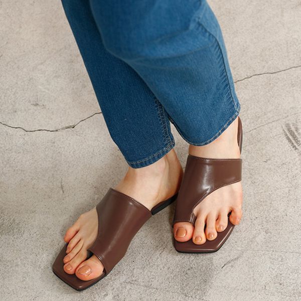 RANAN（ラナン）の「アシメトングサンダル（サンダル・ミュール）」｜詳細画像