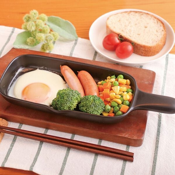 「万古焼　グリルハーフプレート２枚組（調理器具）」｜詳細画像
