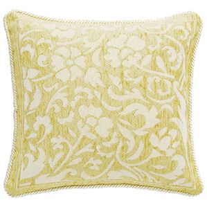 「イタリア製ジャカード織センターカバー「ヴェローナ」（ソファーカバー）」｜イエロー