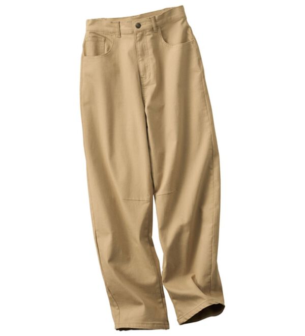 BELLUNA（ベルーナ）の「《ＨｕｇＲｅａｍコットン》柔らかカジュアルカーブパンツ（ワイドパンツ・ガウチョ）」｜詳細画像