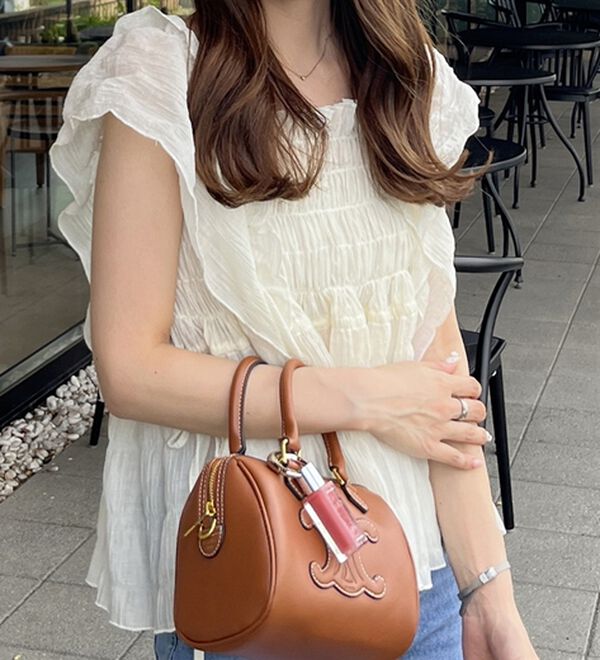 GeeRA（ジーラ）の「フリルシャーリングブラウス（ブラウス）」｜詳細画像