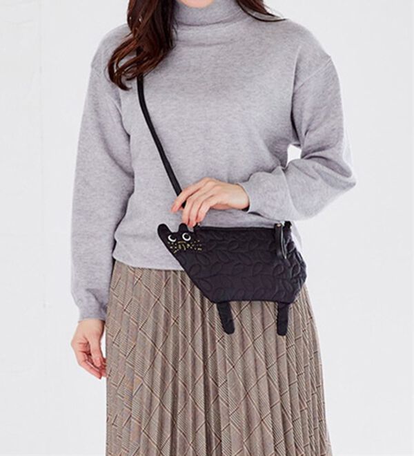 猫シルエットキルトポシェット - ベルーナ【公式】 