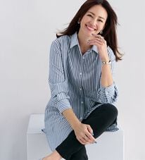 BELLUNA（ベルーナ）の「＜ＳＯＬＯＴＥＸ（Ｒ）＞ストレッチビッグシャツ（シャツ）」